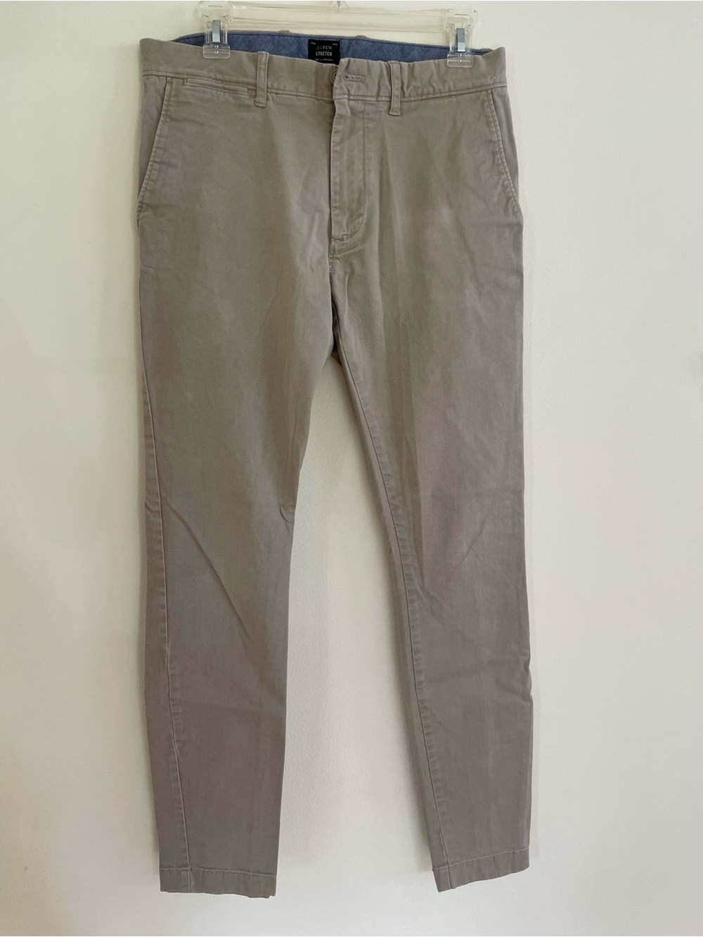 J. Crew 31W34L 250 Skinny Men's Khaki Chino Pants